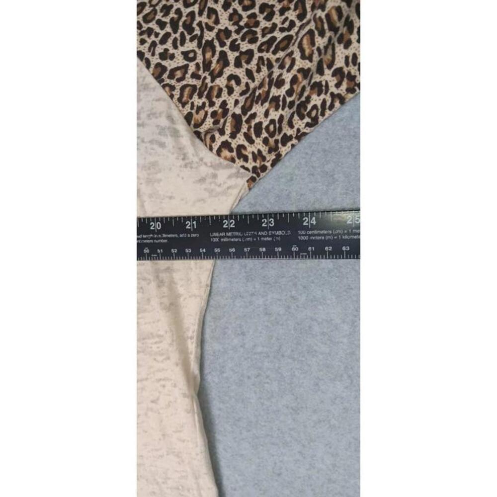 Southern Grace Quarter Sleeve Shirt Womens Size 2XL Leopard Print "Merry... - Picture 7 of 12